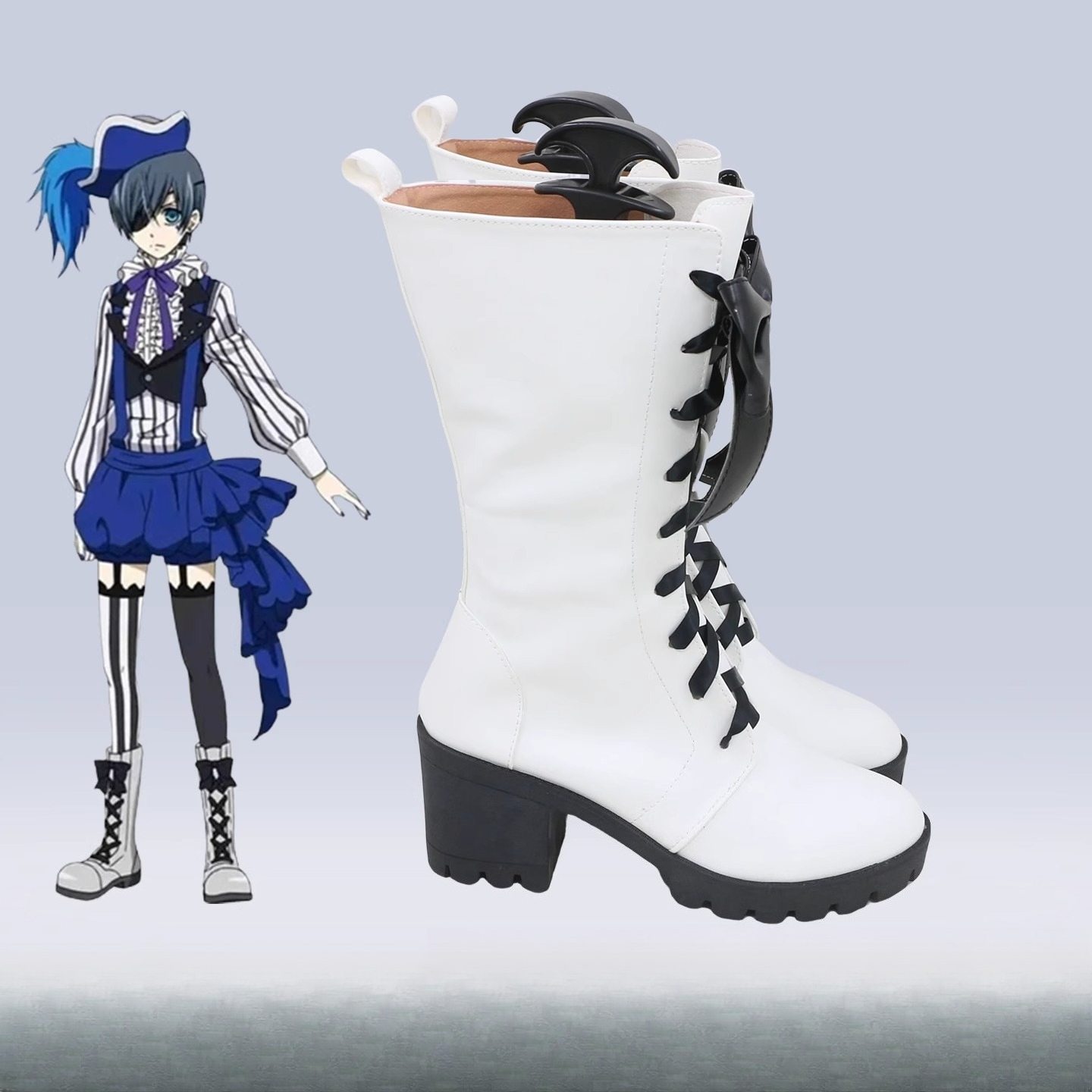 Anime Shoes Kuroshitsuji Book  - مراجعة Cosplay Prop Book وسعره
