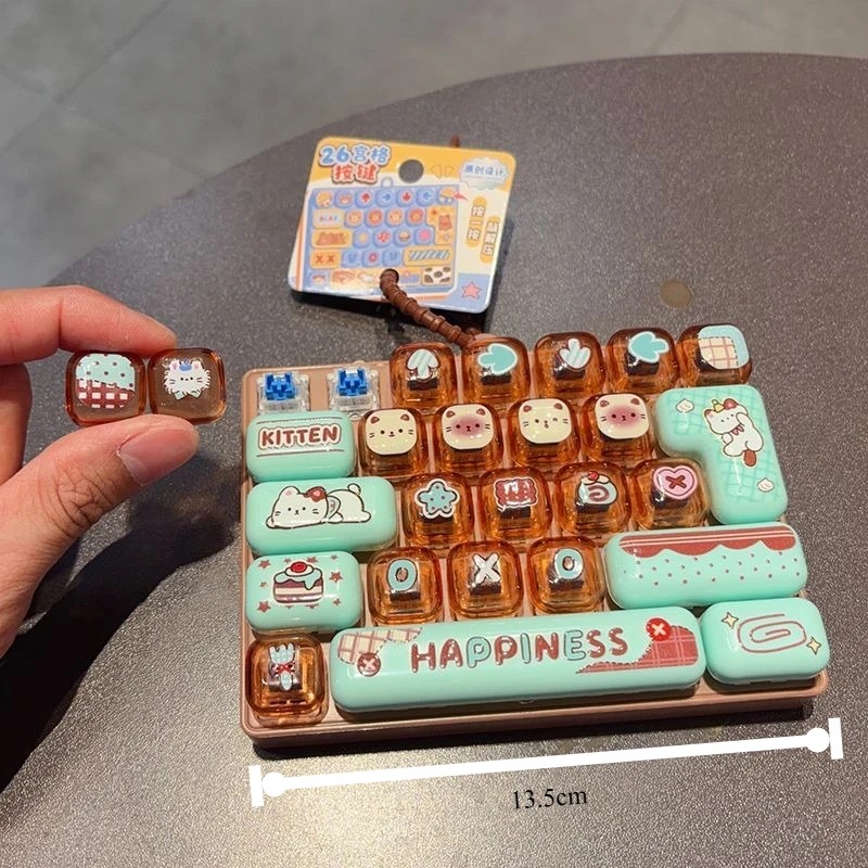 *Candy Color Keycap Keychain C - مراجعة Cosplay Fire Prop وسعره