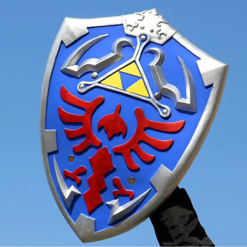 Hylian Escudo Cosplay Prop Blu - مراجعة Cosplay Material For Prop وسعره