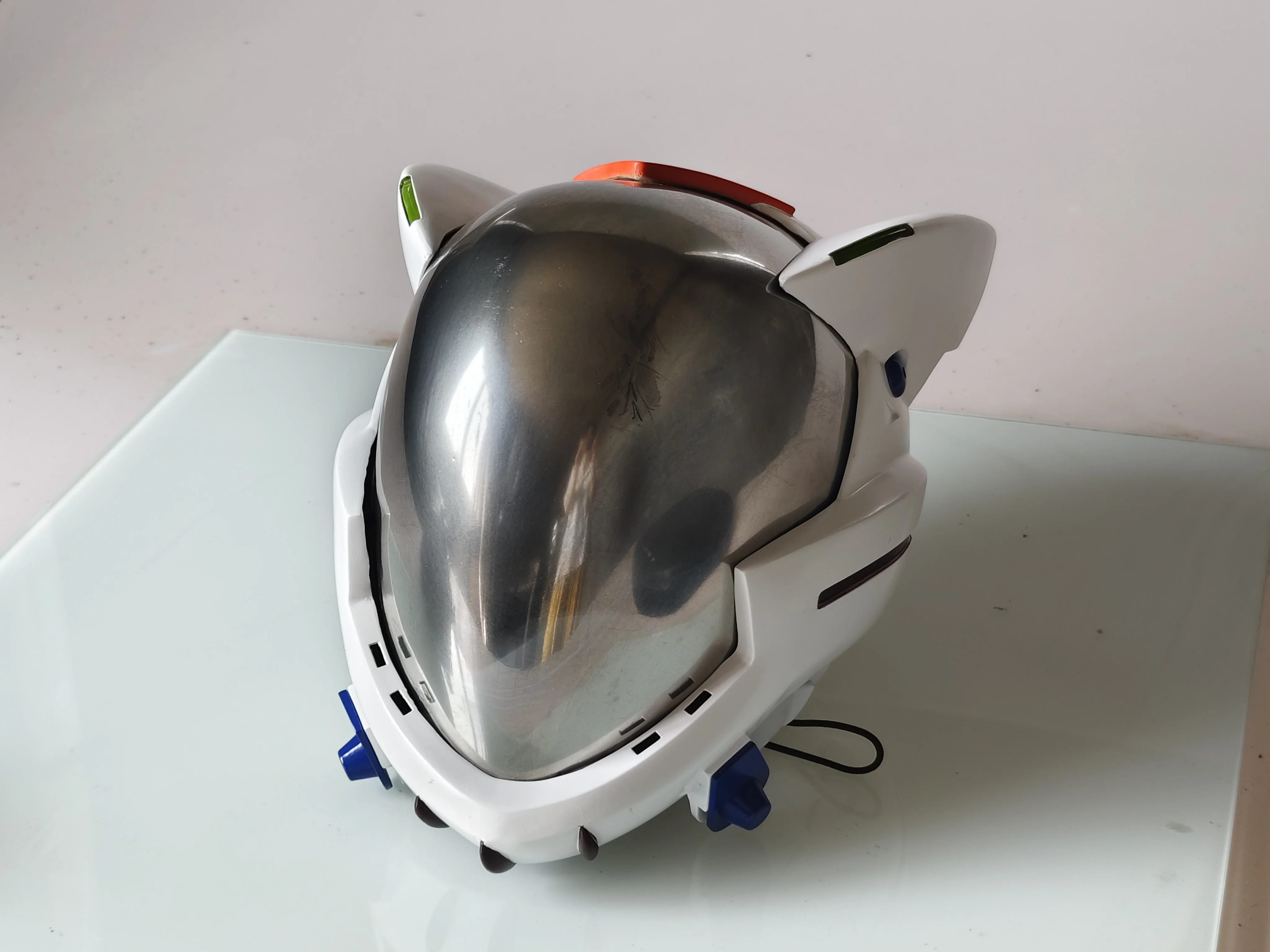 Anime Asuka Cosplay Mask Langl - مراجعة Cosplay Material For Prop وسعره