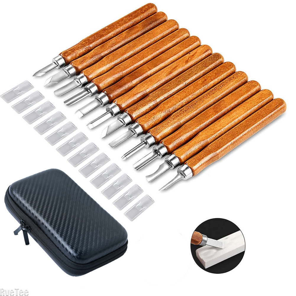 12Pcs SK2 Woodworking Carving  - مراجعة Craft Knife Set وسعره