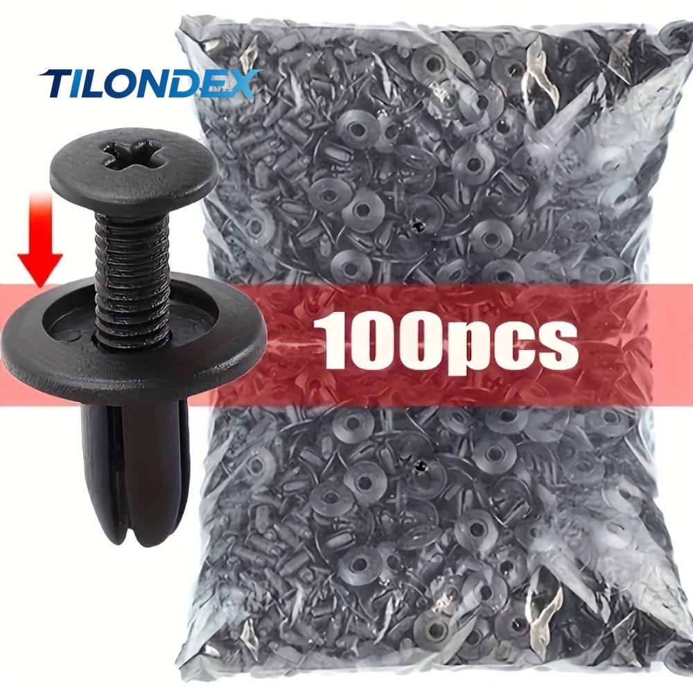 TILONDEX 100pcs Automotive Fas - مراجعة Snap Fastener Set وسعره
