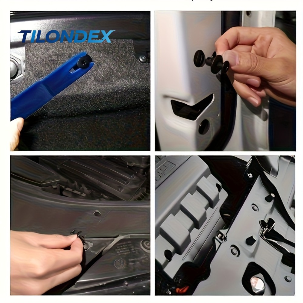 TILONDEX 100pcs Automotive Fas - مراجعة Snap Fastener Set وسعره
