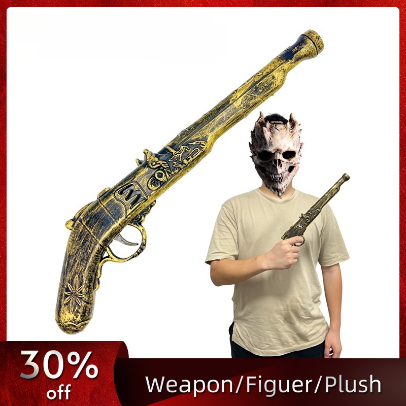 40cm/15.75in Pirate Gun Plasti - مراجعة Cosplay Prop Pistol وسعره