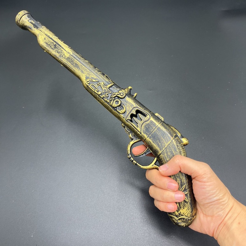 40cm/15.75in Pirate Gun Plasti - مراجعة Cosplay Prop Pistol وسعره