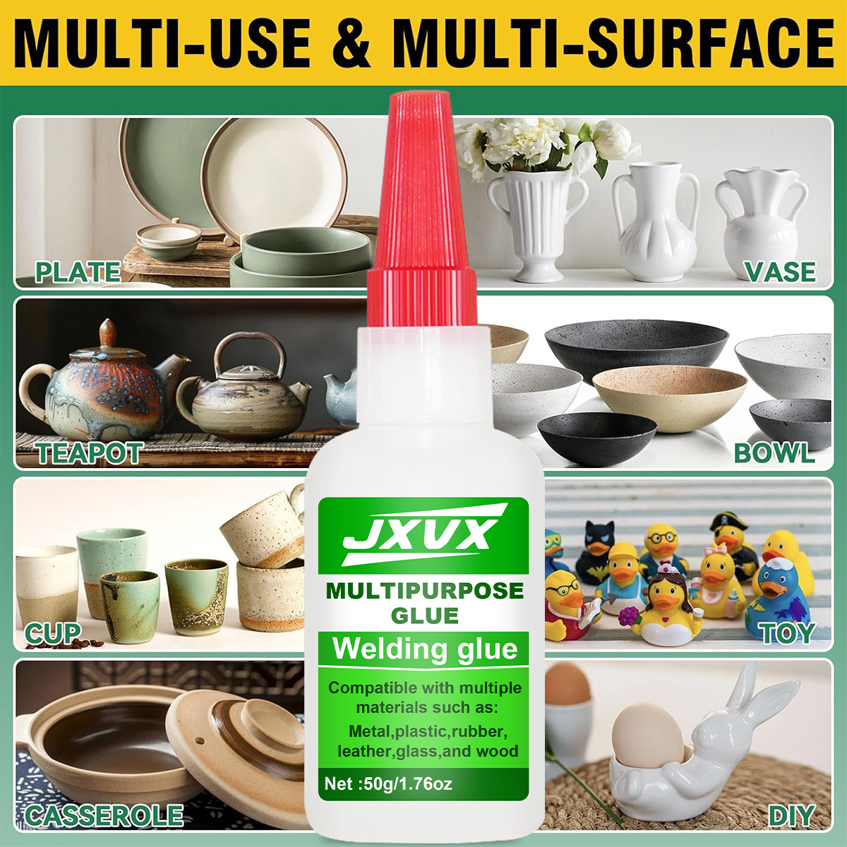 Contact Glue 50ml Strong Oily  - مراجعة Contact Cement Glue وسعره