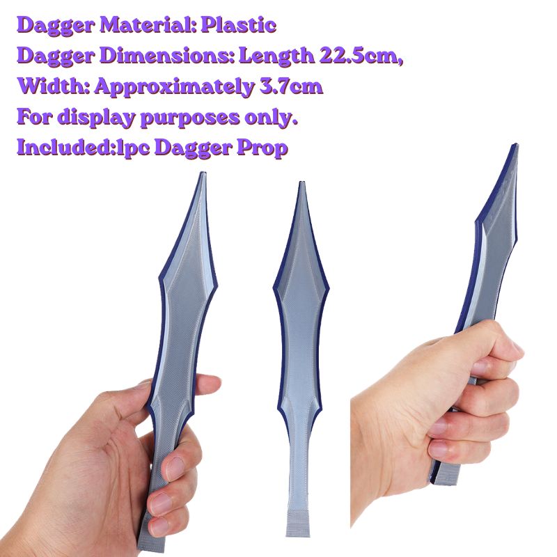 Anime Kitana Cosplay MK Blue H - مراجعة Cosplay Prop Blueprints وسعره